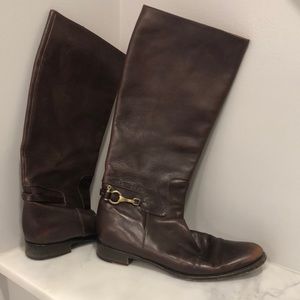 Burberry Leather Brown Boots